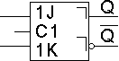 Schaltung eines JK-Flip-Flops